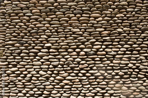 Wall pebble texture