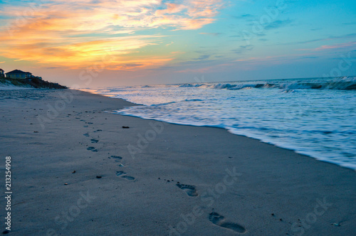 Footprints in the sand