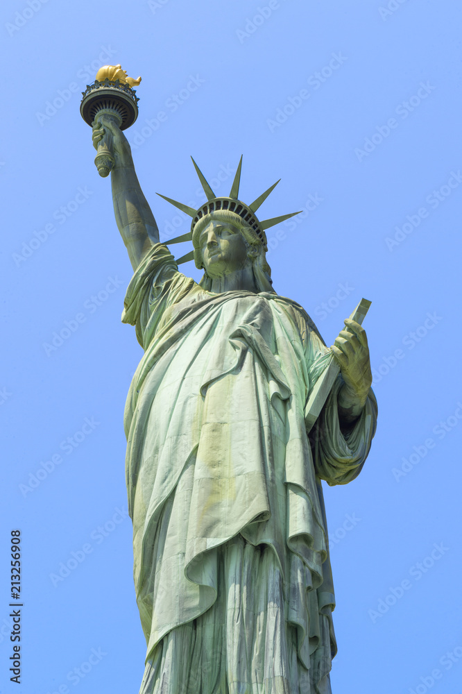 Fototapeta premium Close-up about statue of liberty
