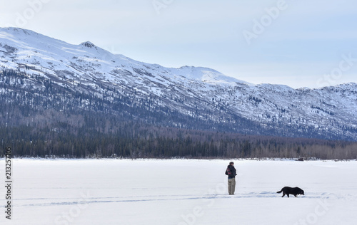 Winter Mountains in Alaska