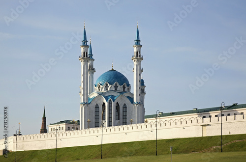 Qolsarif Mosque (Kol Sharif) at Kazan Kremlin. Tatarstan, Russia photo