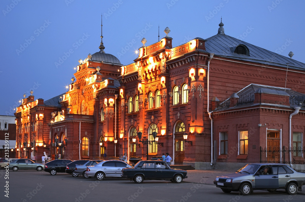 Fototapeta premium Railway station in Kazan. Tatarstan. Russia