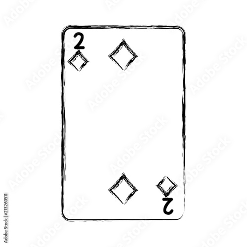 grunge two diamonds casino card game
