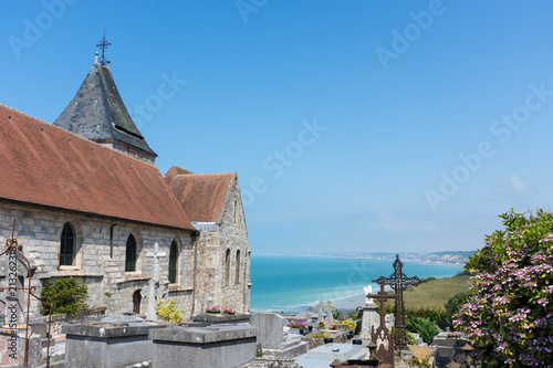 Église Saint-Valery et cimetière marin de Varengeville-sur-Mer photo