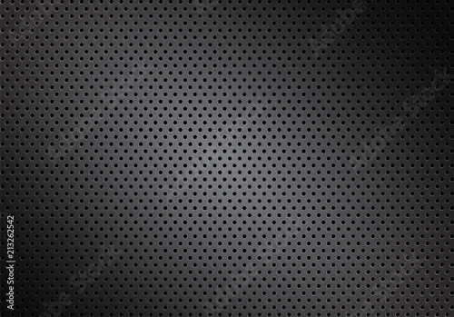 Dark carbon fiber macro background, stock vector illustration