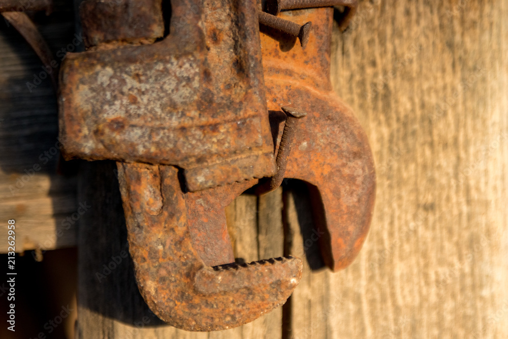 old rusty tools