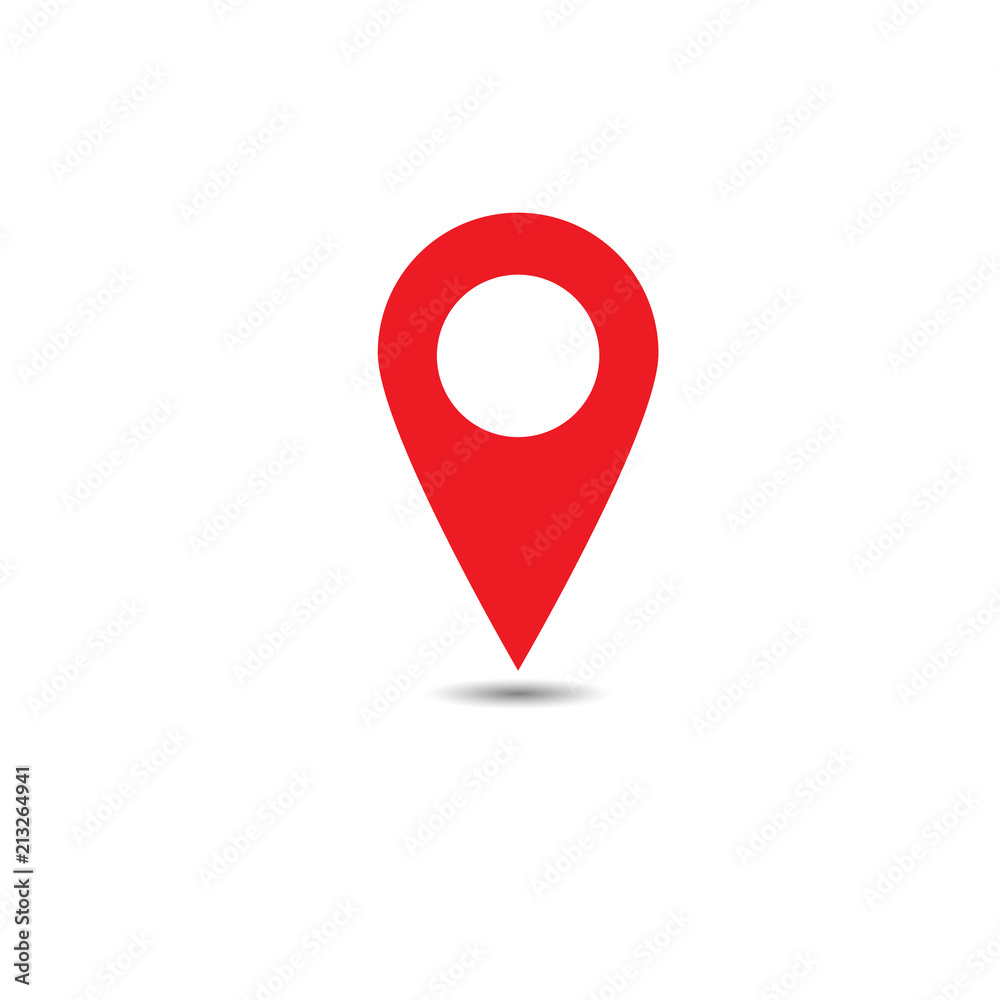 Vector of map pointer icon set. GPS location symbol. Flat design style. Vector of map pointer icon set. GPS location symbol. Flat design style.