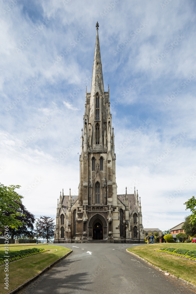 The First church in Dunedin, South Island, New Zealand