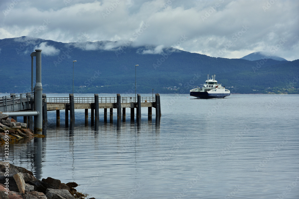Ferry boat transportation  in More og Romsdal county, Norway