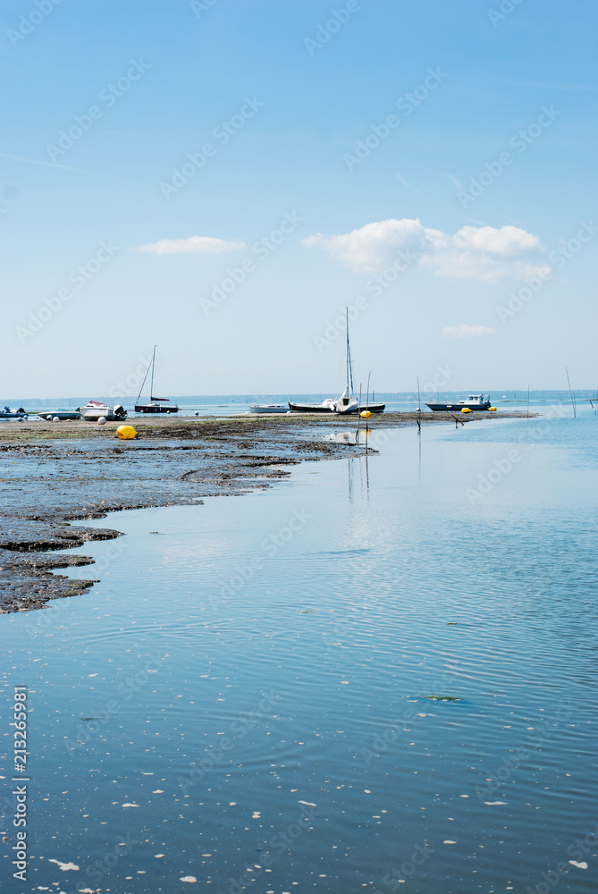 Boats in Arcachon Bay