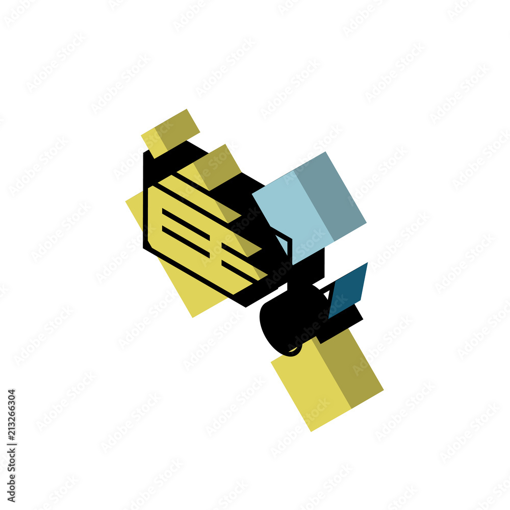 Card key isometric right top view 3D icon