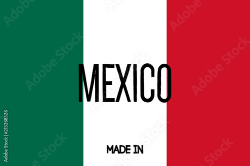 Flag of Mexico. Official size