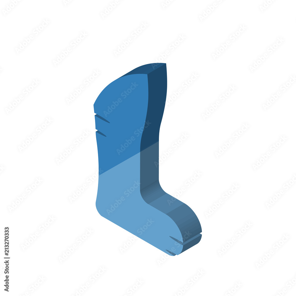 Human Buttocks isometric right top view 3D icon Human Buttocks isometric right top view 3D icon