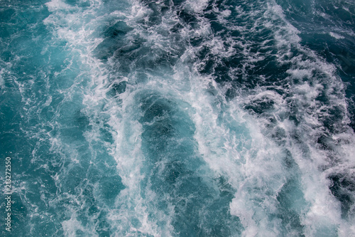 Ocean surface, sea foam on blue ocean, background, MORE OPTIONS ON MY PORTFOLIO © Ranimiro
