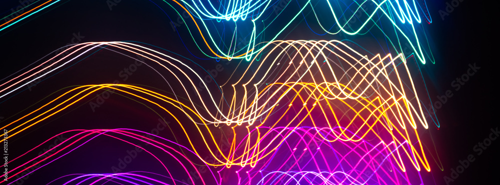 Naklejka premium transparent wielokolorowe fraktali rozmazane tło