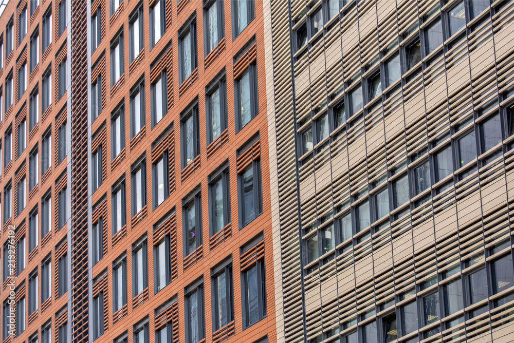 Windows of multi-storey office building.