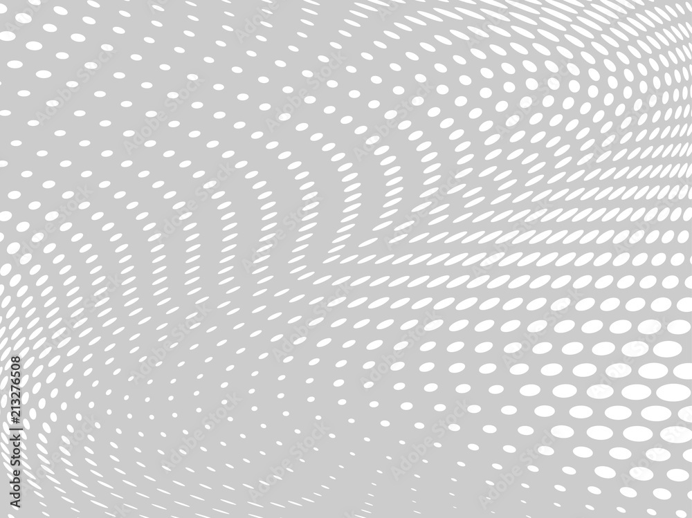 White-gray halftone background. Digital gradient. Abstract backdrop with circles, point, dots White-gray halftone background. Digital gradient. Abstract backdrop with circles, point, dots