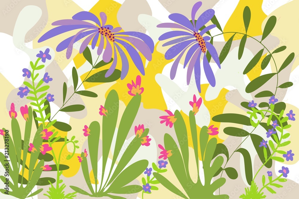 Fun Colorful Flower Backgrounds