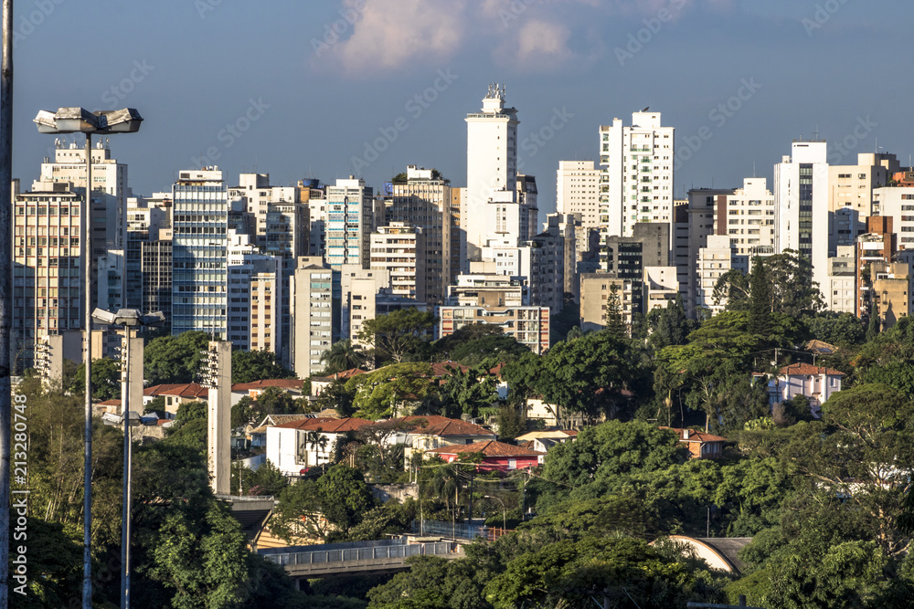 Sky line of building in Sao Paulo, Brazil