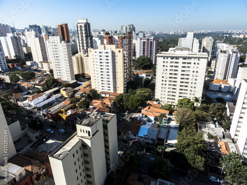 Sao Paulo, Brazil, June 29, 2018. Skyline of Pinheiros nighborhood, in West zone of Sao Paulo. photo