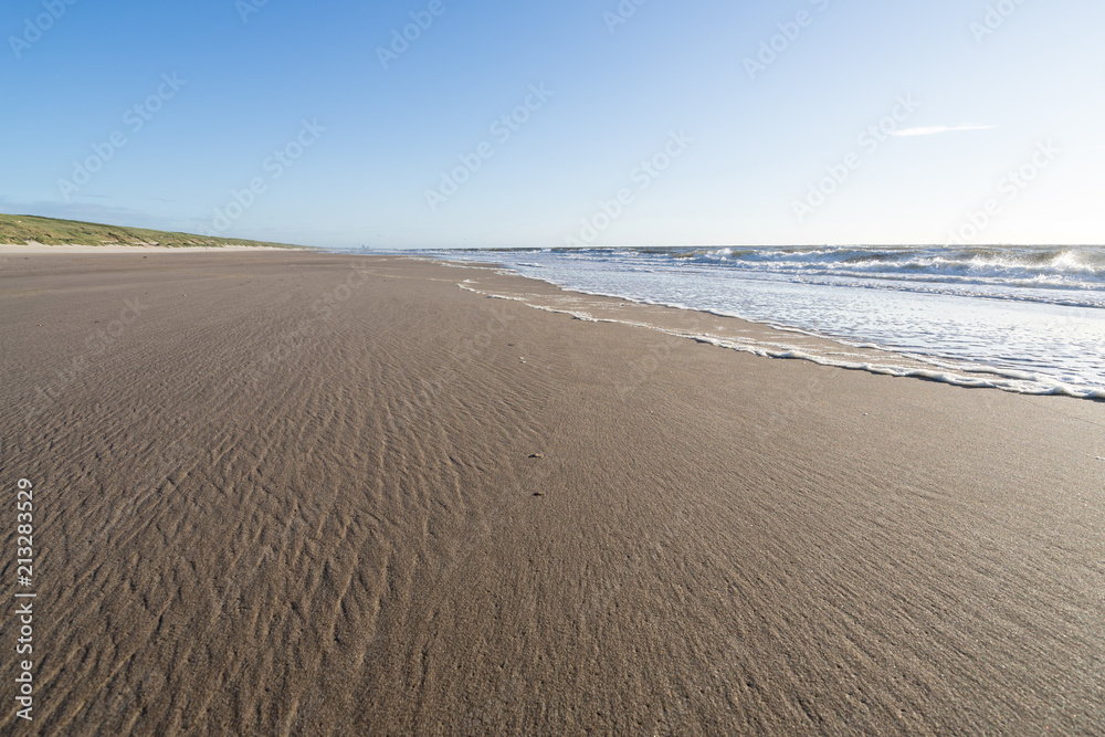Dutch North Sea coast near Katwijk aan Zee