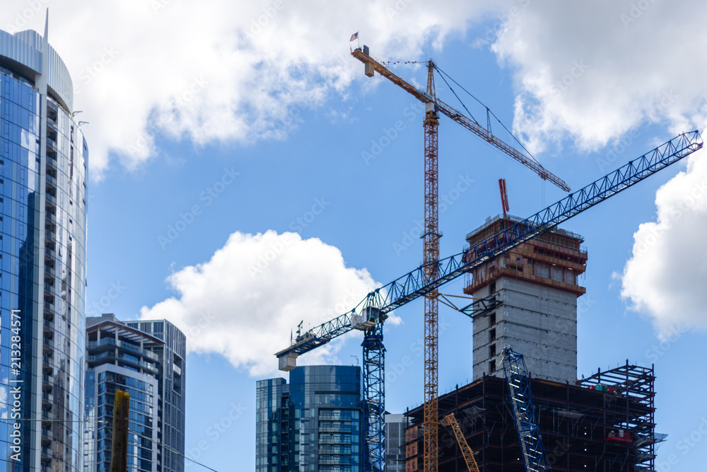 Construction Site in an Urban Area