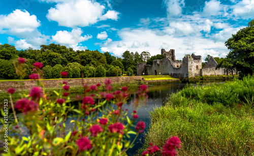 The Desmond Castle in Adare beautifull Village, on the banks of the Maigue River, in Ireland, Co. Limerick. photo