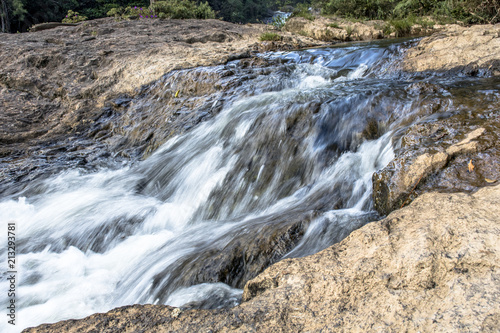 Waterfall in Parelheiros neighborhood, south of the Sao Paulo city