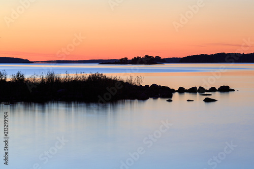 Sunset in Finnish Archipelago