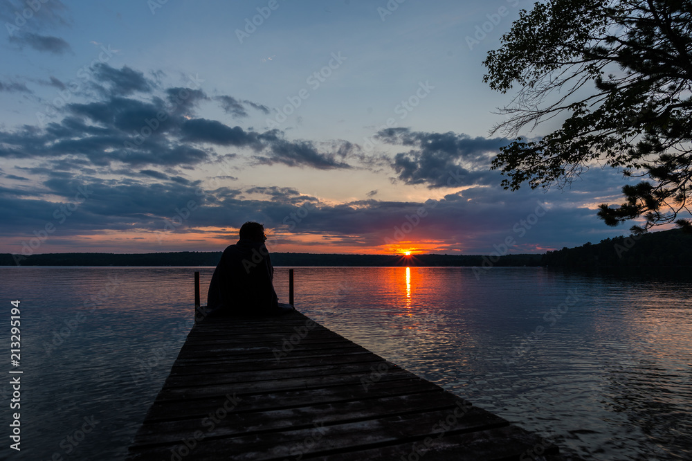 Obraz premium Summer by the lake