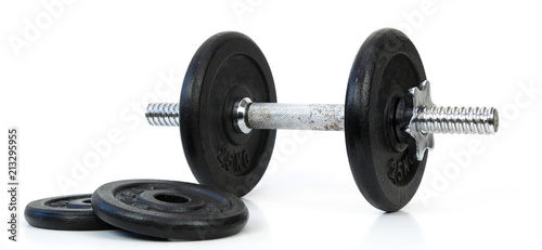 dumbbell isolated