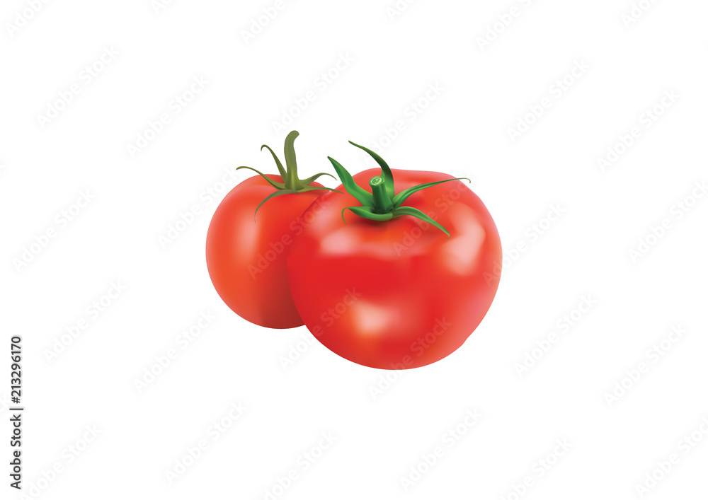 Brightly red tomatoes Brightly red tomatoes