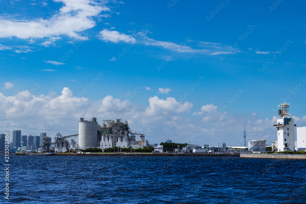 Naklejka premium (東京都ー湾岸風景)若洲海浜公園から見る東京湾3