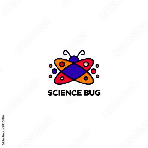 Science Bug Logo. (ID: 213306596)