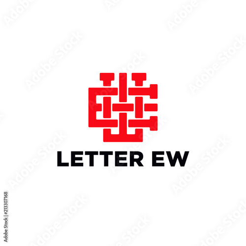 Letter EW Logo (ID: 213307168)