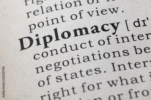 definition of diplomacy photo
