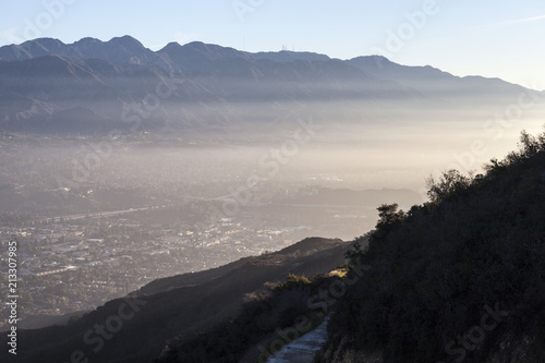 Misty morning Verdugo mount...