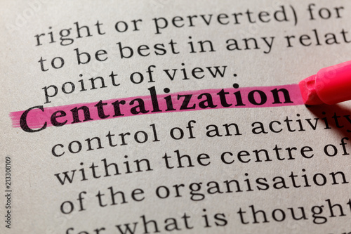 definition of centralization photo