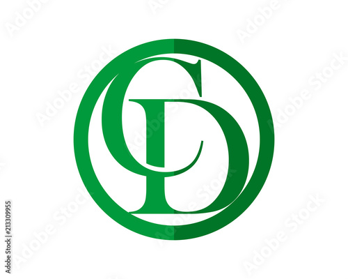 green circle typography alphabet typeset typeface logotype font image vector icon