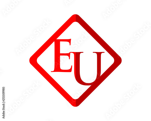 red rhombus typography alphabet typeset typeface logotype font image vector icon