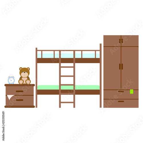 Student dorm room