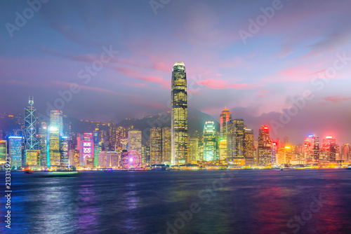 Hong Kong city skyline in China panorama © f11photo