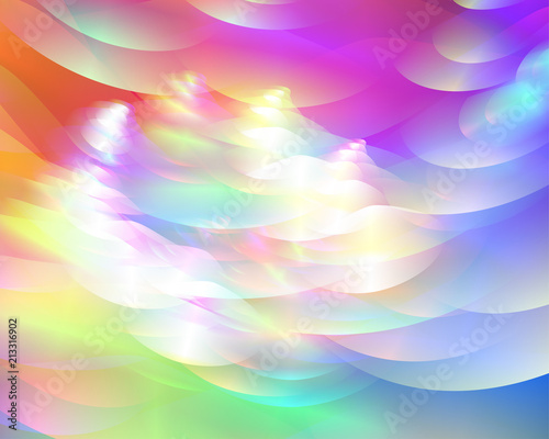 Abstract vector background composed of simple elements