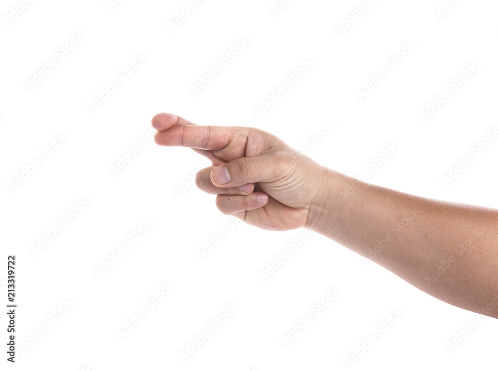 People hand Isolated on white background. People hand Isolated on white background.