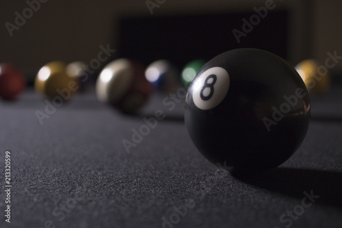 Photos Close-up of 8 Ball