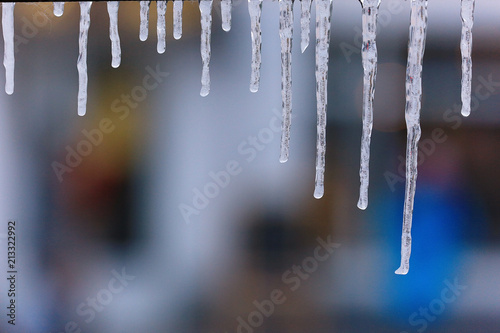 icicle crystal ice hang background