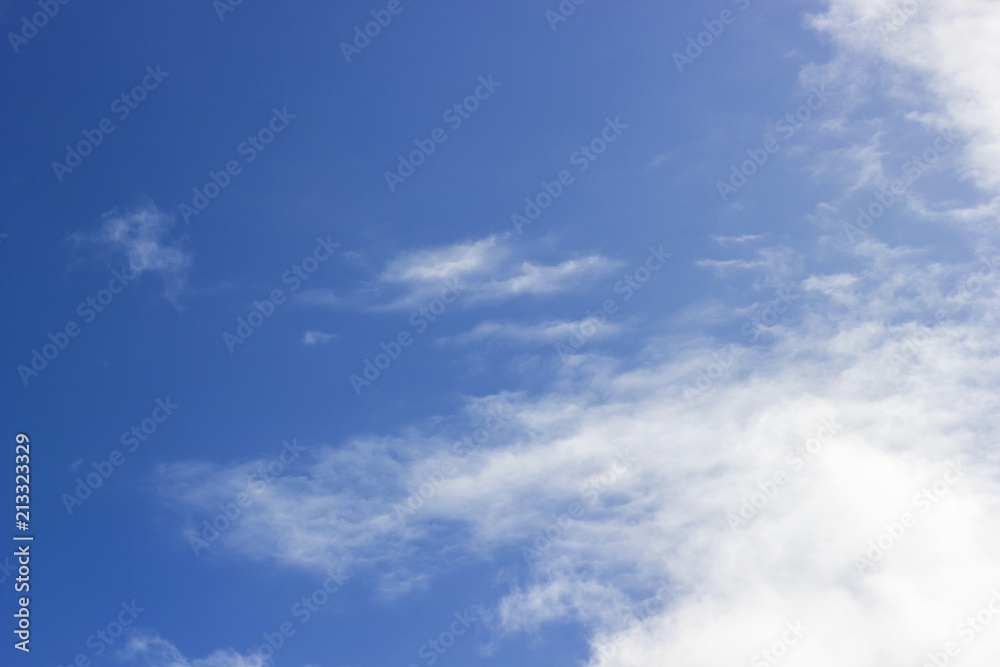 blue sky with clouds background