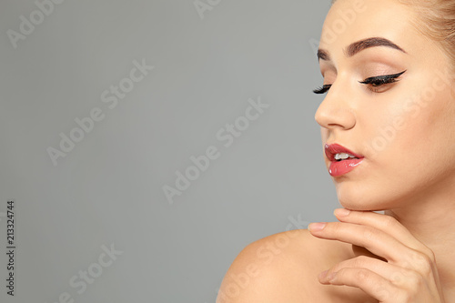 Young woman with beautiful ...