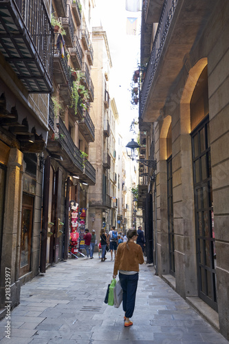 Narrow Streets of Barcelona