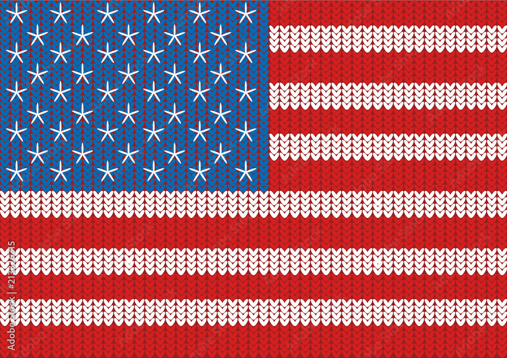 flag united states imitation knitted flag united states imitation knitted